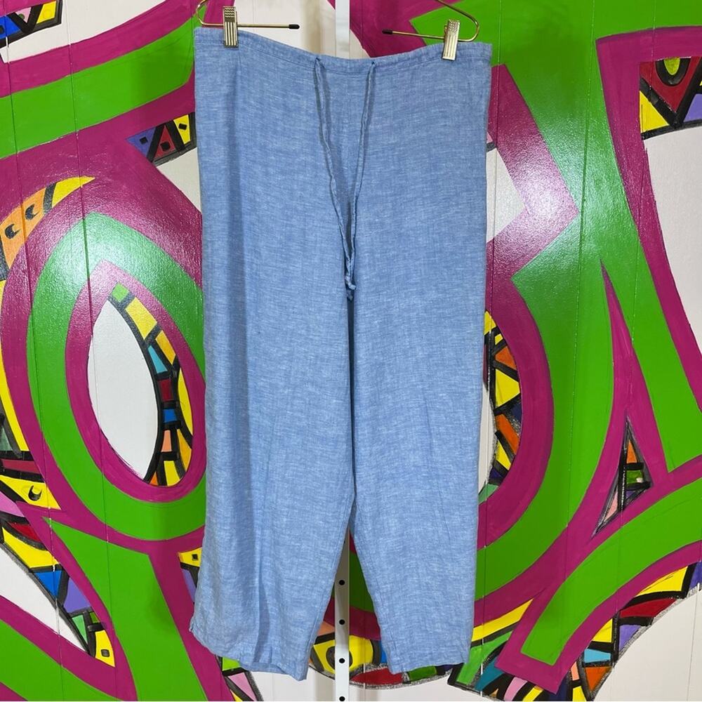 Jaclyn Smith Classic, Elastic Waist Linen Blend Capris. Size XL. Excellent cond!